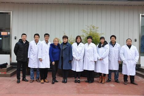 Dr. Barbara C. Hansen visited our company